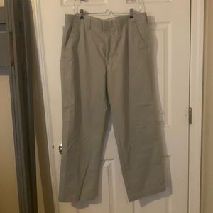 Mens Khaki straight leg pants